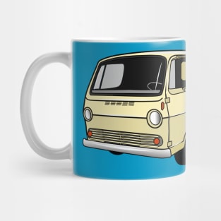 Classic van cartoon illustration Mug